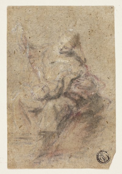 Madonna met kind door Giovanni Antonio Guardi