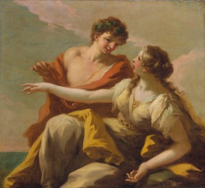 Bacchus en Ariadne door Giovanni Antonio Pellegrini