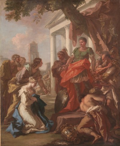De Matigheid van Scipio, ca. 1710 door Giovanni Antonio Pellegrini