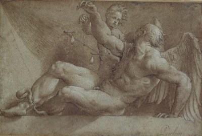 Allegorie van de Tijd door Giovanni Antonio Pordenone