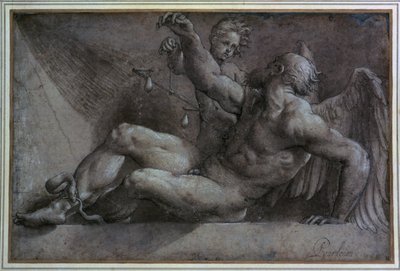 Allegorie van de tijd door Giovanni Antonio Pordenone