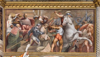 Centrale Beuk, Derde Zuidelijke Span, Beklimming naar Calvarie, Il Pordenone door Giovanni Antonio Pordenone