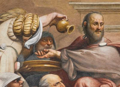 Middenbeuk, Derde Zuidelijke Span, Beklimming naar Calvarie, Il Pordenone door Giovanni Antonio Pordenone