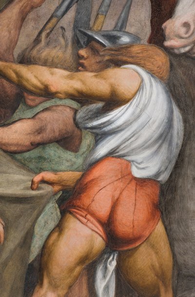Middenbeuk, Derde Zuidelijke Span, Beklimming naar Calvarie, Il Pordenone door Giovanni Antonio Pordenone
