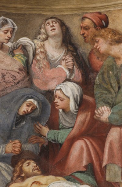 Counterfaccata, IL Pordenone, Afzetting 1522, Detail door Giovanni Antonio Pordenone