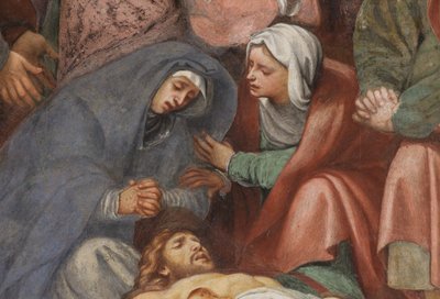 Counterfaccata, IL Pordenone, Afzetting 1522, Detail door Giovanni Antonio Pordenone