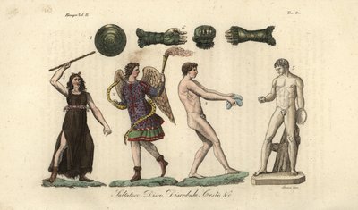 Griekse atleten en hun gereedschap door Giovanni Antonio Sasso