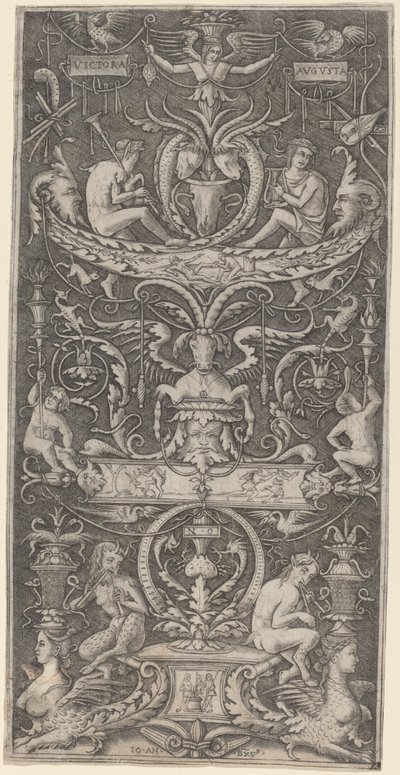 Ornamenteel Paneel met Opschrift 