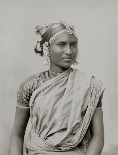 Portret van een Indiase vrouw, Florence door Phillipe de Marlier