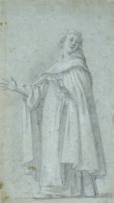 Studie van een staande Dominicaan, ca. 1595 door Giovanni Baglione