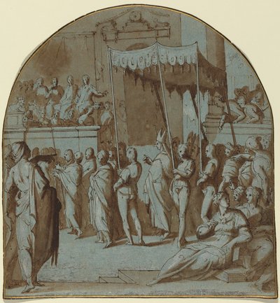 De intocht van Sint Antoninus in Florence door Giovanni Balducci