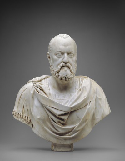 Buste van Cosimo I, Groothertog van Toscane, ca. 1572 door Giovanni Bandini