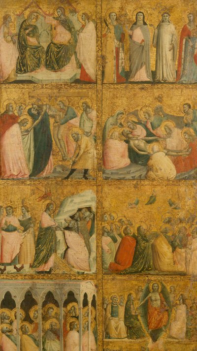Scènes uit het Leven van Christus, midden-1340s door Giovanni Baronzio