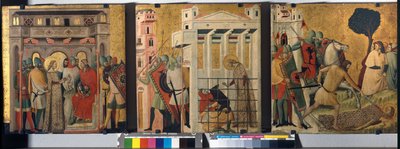 Verhalen van Sint Columba door Giovanni Baronzio da Rimini