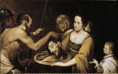 Salome met het hoofd van Johannes de Doper door Giovanni Battista  Crespi