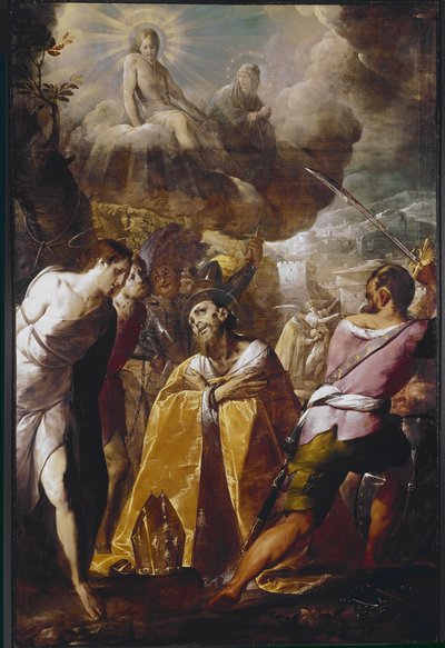 Het martelaarschap van Sint Dionysius door Giovanni Battista  Crespi