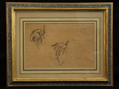Studie van Handen door Giovanni Battista Tiepolo