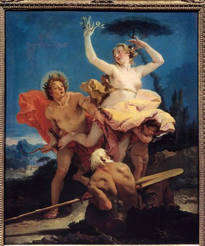 Apollo en Daphne door Giovanni Battista Tiepolo