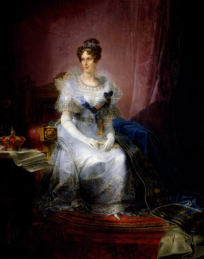 Portret van Marie Louise, hertogin van Parma door Giovanni Battista Borghesi