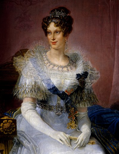 Portret van Marie Louise, Hertogin van Parma door Giovanni Battista Borghesi