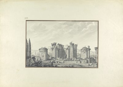 Kizil Avlu, de Centrale Hal, in Pergamon door Giovanni Battista Borra