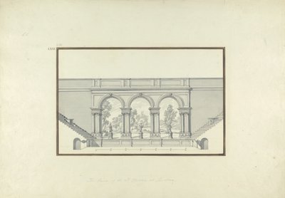 Reconstructie van het Tweede Theater in Laodicea, c.1750 door Giovanni Battista Borra
