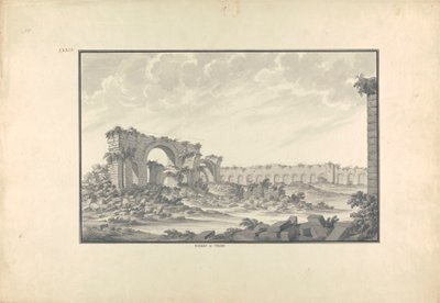 Ruïnes in Troye door Giovanni Battista Borra