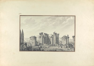 De basiliek van Pergamon door Giovanni Battista Borra