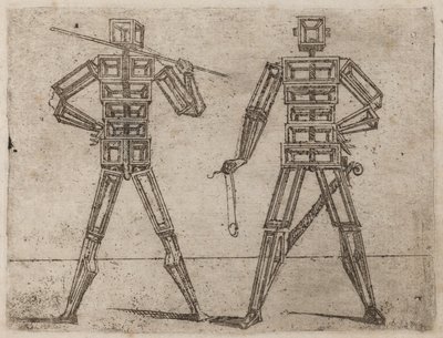 Uit "Bizzarie di varie Figure" door Giovanni Battista Bracelli