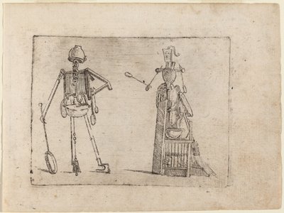 Uit "Bizzarie di varie Figure" door Giovanni Battista Bracelli