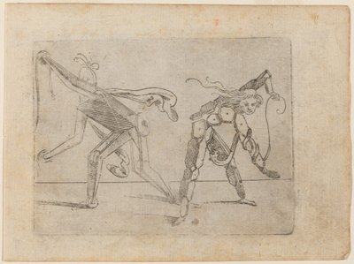 Uit "Bizzarie di varie Figure" door Giovanni Battista Bracelli
