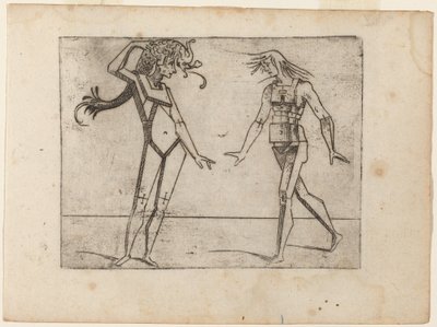 Uit "Bizzarie di varie Figure" door Giovanni Battista Bracelli