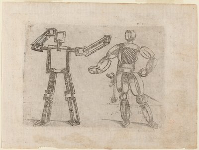Uit "Bizzarie di varie Figure" door Giovanni Battista Bracelli
