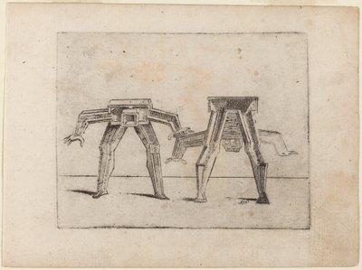 Uit "Bizzarie di varie Figure" door Giovanni Battista Bracelli