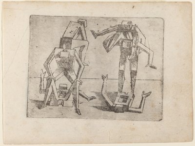 Uit "Bizzarie di varie Figure" door Giovanni Battista Bracelli
