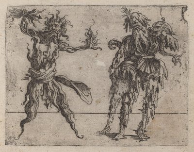 Uit "Bizzarie di varie Figure" door Giovanni Battista Bracelli
