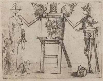 Uit "Bizzarie di varie Figure" door Giovanni Battista Bracelli