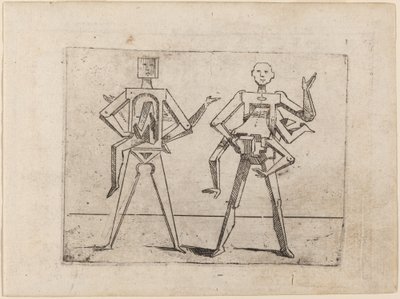 Uit "Bizzarie di varie Figure" door Giovanni Battista Bracelli