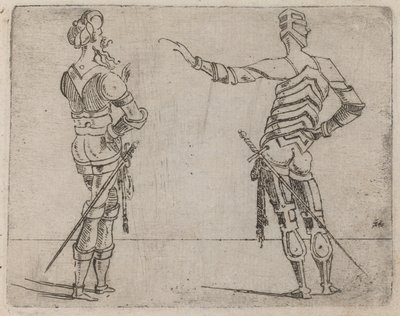 Uit "Bizzarie di varie Figure" door Giovanni Battista Bracelli