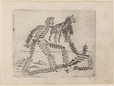 Uit "Bizzarie di varie Figure" door Giovanni Battista Bracelli