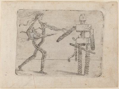 Uit "Bizzarie di varie Figure" door Giovanni Battista Bracelli
