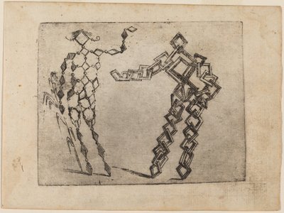 Uit "Bizzarie di varie Figure" door Giovanni Battista Bracelli