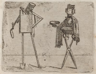 Uit "Bizzarie di varie Figure" door Giovanni Battista Bracelli