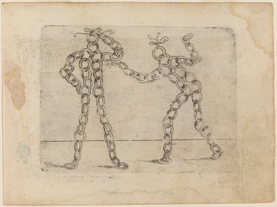 Uit "Bizzarie di varie Figure" door Giovanni Battista Bracelli