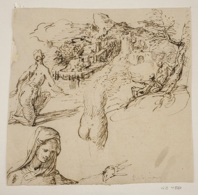 Slapende krijger door Giovanni Battista Caracciolo