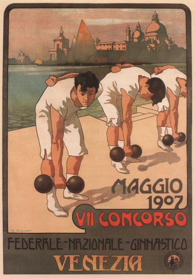 VII Federale Gymnastiekwedstrijd door Giovanni Battista Carpanetto