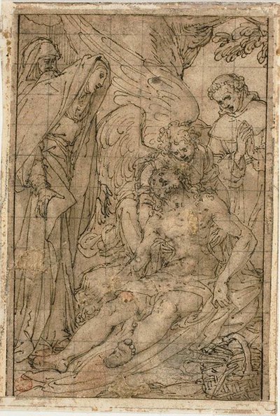 Pietà door Giovanni Battista Castello