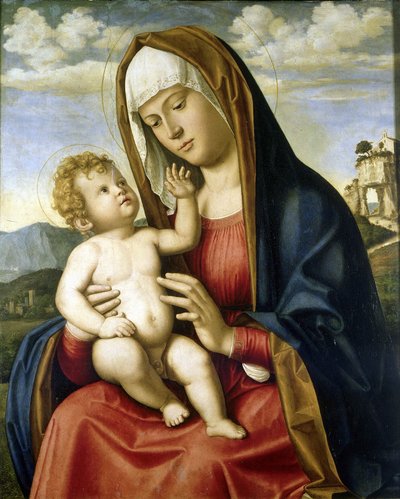 Madonna met kind door Giovanni Battista Cima da Conegliano