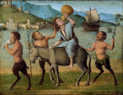 Silenus en de Saters door Giovanni Battista Cima da Conegliano