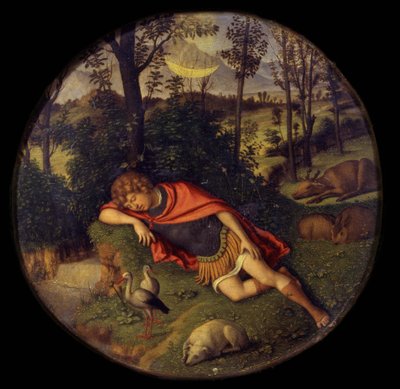 Slapende Endymion, 1505-1508 door Giovanni Battista Cima da Conegliano